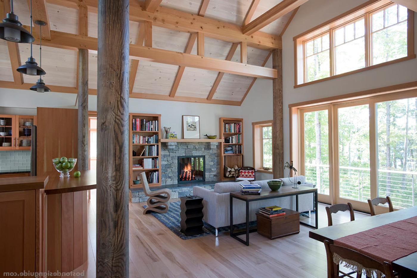Timber frame great room