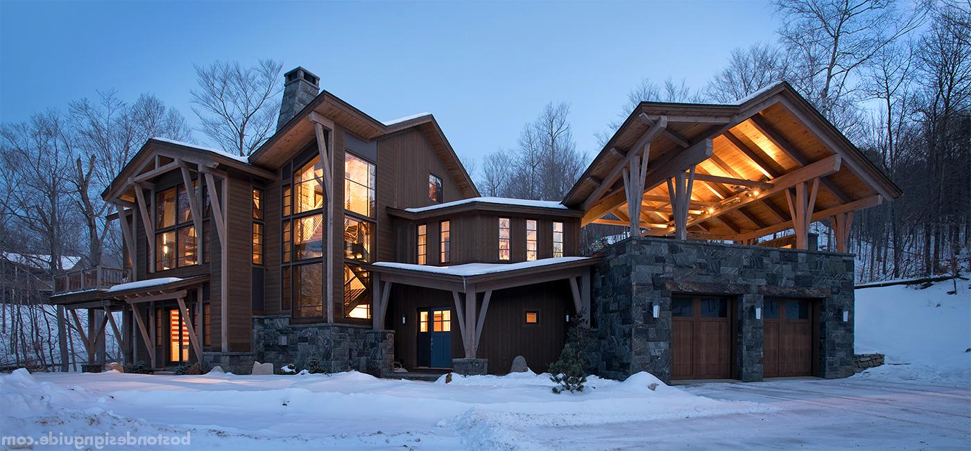 Striking energy-efficient ski house designed and built by Bensonwood