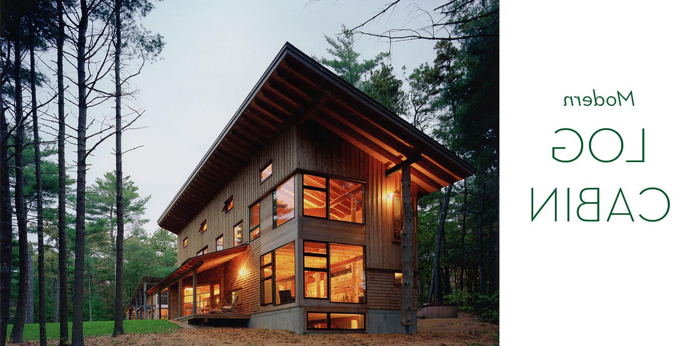 Jill Neubauer建筑事务所设计的现代小木屋