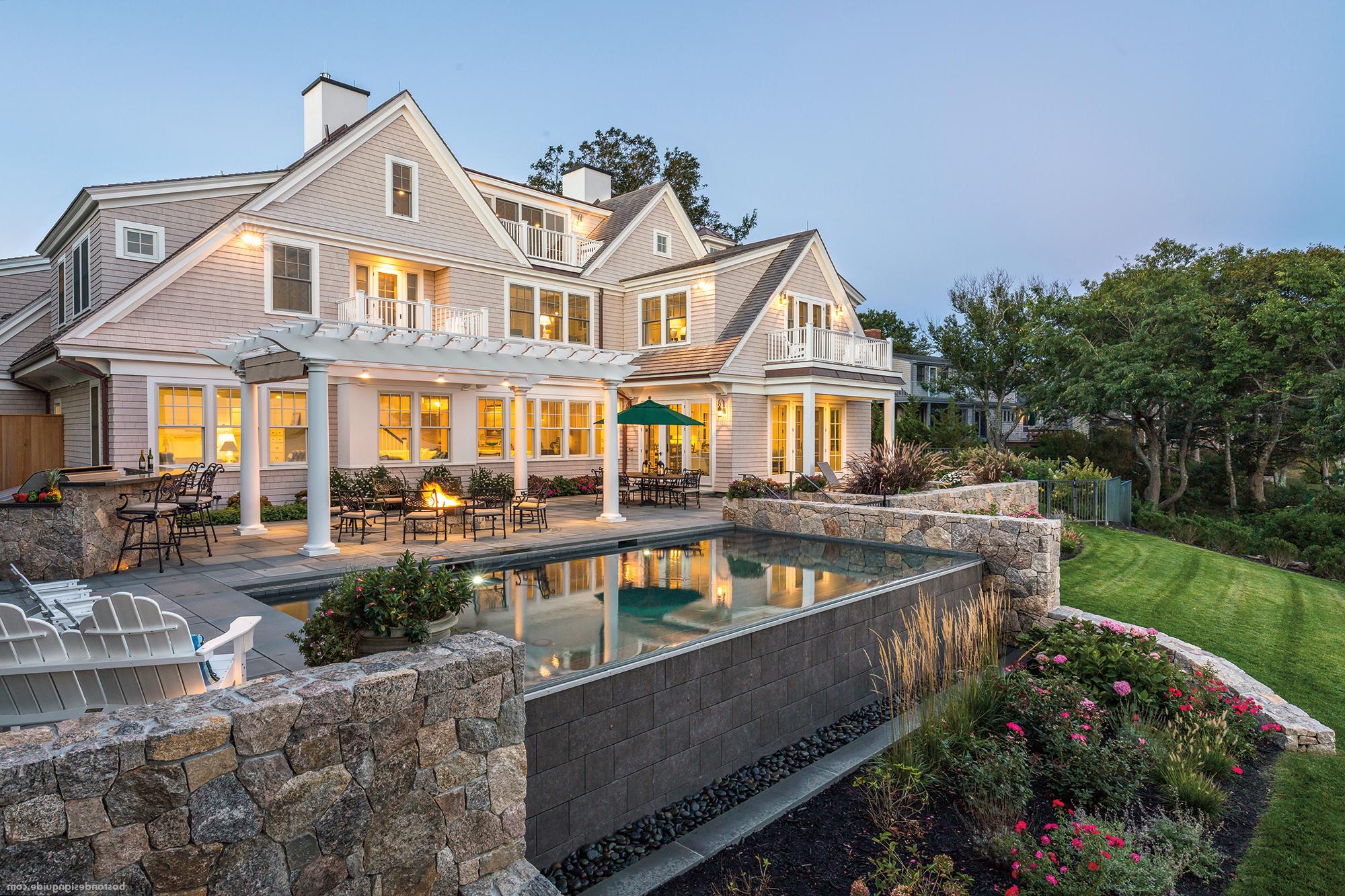 waterfront mansion in Falmouth Cape Cod